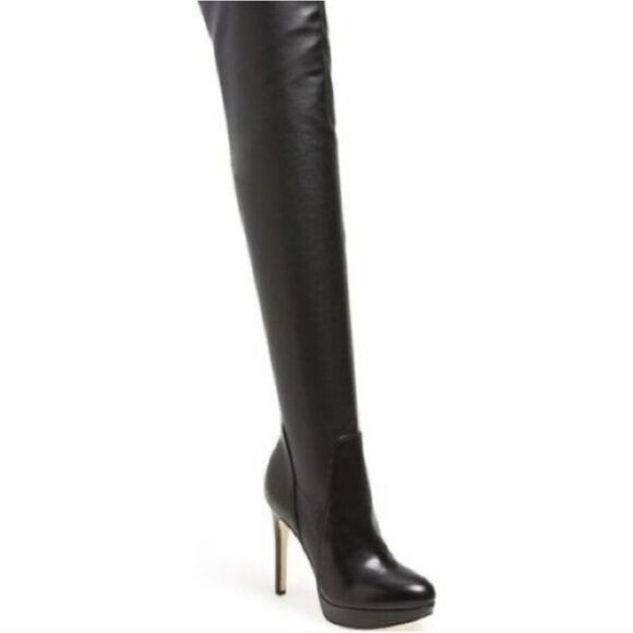 Sam Edelman Amber Leather Over-the-Knee Boot size 5.5 - Picture 1 of 11